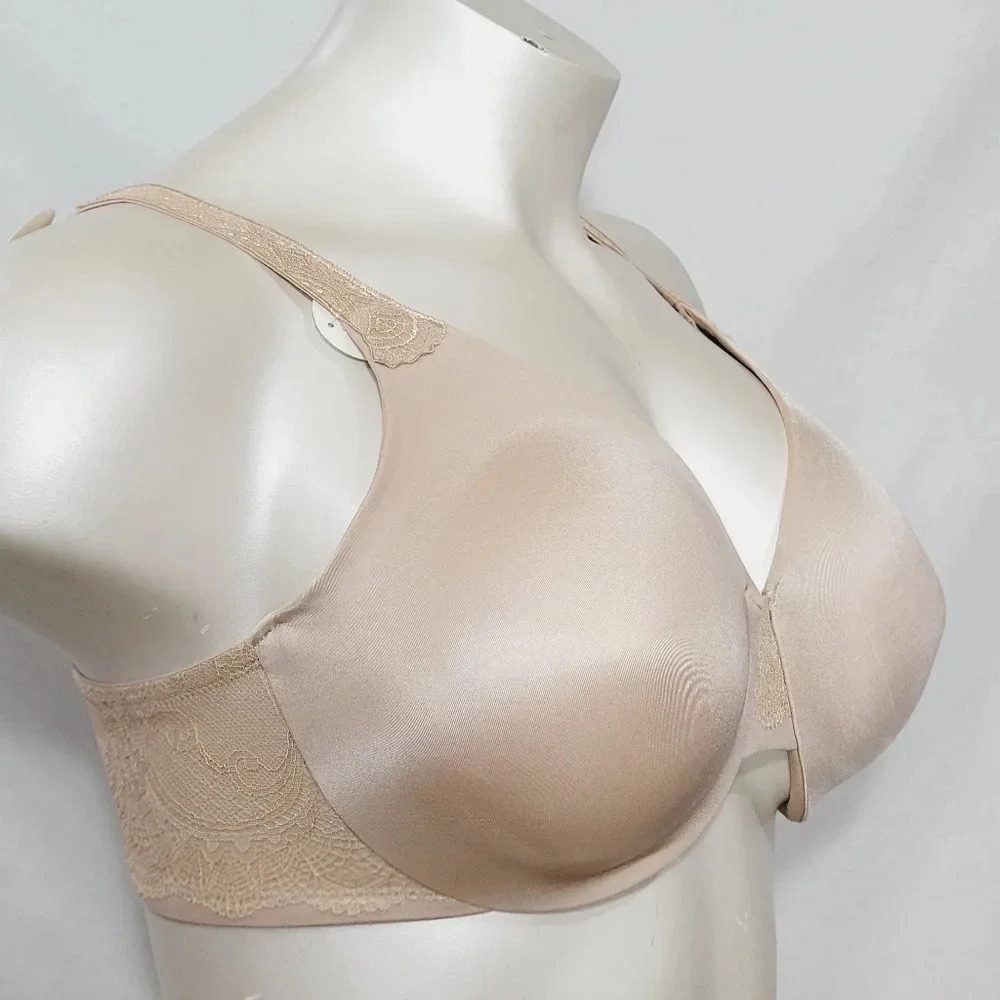 38C Vanity Fair Comfort Where it‎ Counts UW Bra Beige NWT - Picture 4 of 6